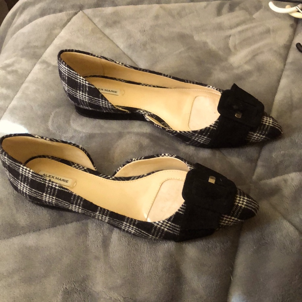 Plaid flats